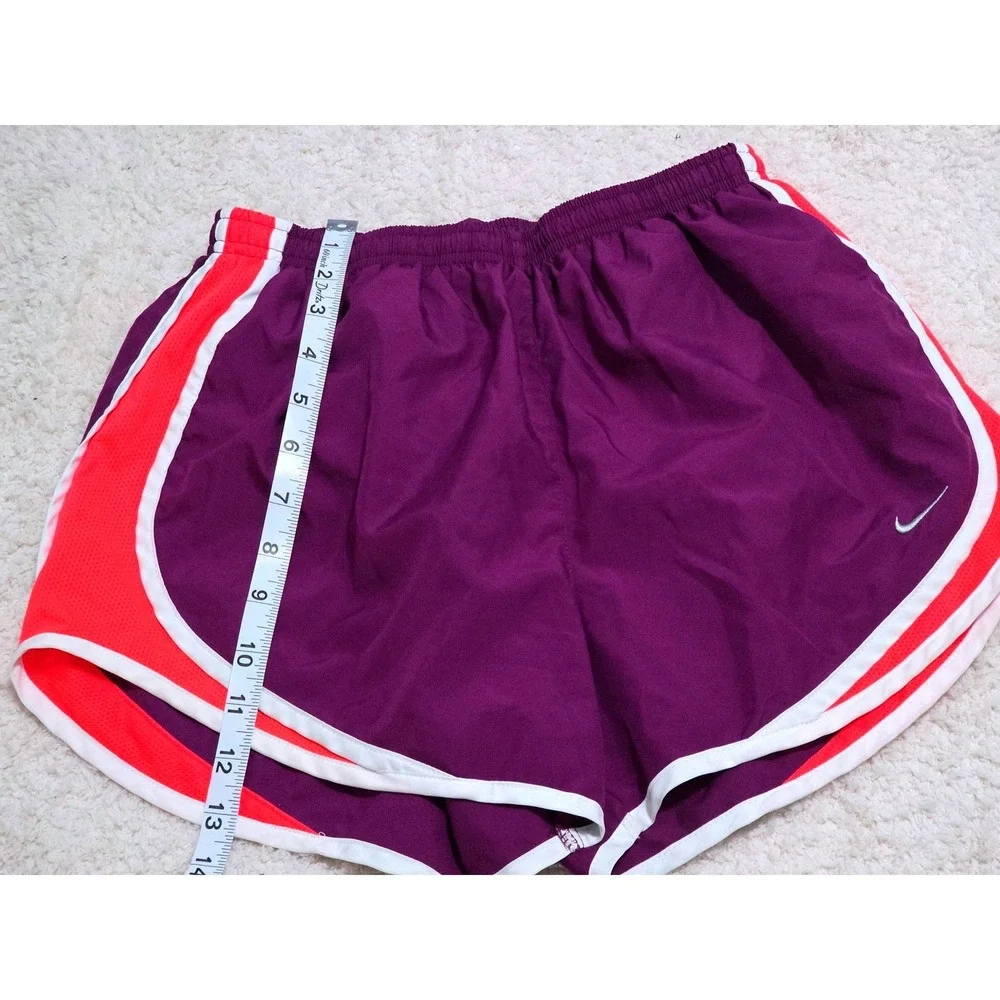 Nike Dri-FIT Tempo Running Shorts Womens Medium Purple‎ Pink Mesh Athletic Gym